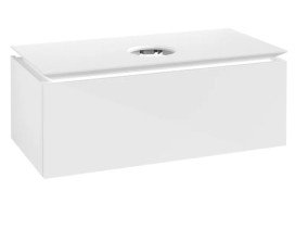 Тумба под раковину Villeroy & Boch Legato 100х50 см МДФ/ДСП глянцевый белый B57100DH
