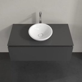 Тумба под раковину Villeroy & Boch Legato 100х50 см МДФ/ДСП глянцевый серый B57100FP