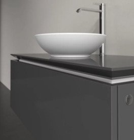 Тумба под раковину Villeroy & Boch Legato 100х50 см МДФ/ДСП глянцевый серый B57100FP