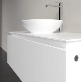 Тумба під раковину Villeroy&Boch Legato 100х50 см ДСП білий матовий B57100MS