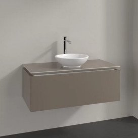 Тумба под раковину Villeroy & Boch Legato 100х50 см ДСП трюфель серый B57100VG