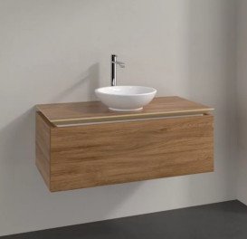 Тумба под раковину Villeroy & Boch Legato 100х50 см ДСП дуб канзас B57100RH