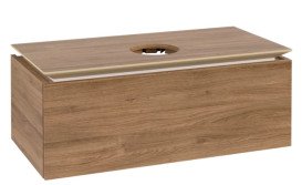 Тумба под раковину Villeroy & Boch Legato 100х50 см ДСП дуб канзас B57100RH