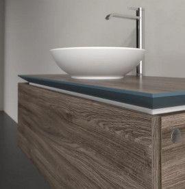 Тумба під раковину Villeroy & Boch Legato 100х38 см ДСП кам'яний дуб B57100RK