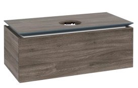 Тумба під раковину Villeroy & Boch Legato 100х38 см ДСП кам'яний дуб B57100RK