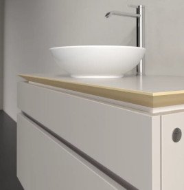 Тумба под раковину Villeroy & Boch Legato 100х55 см ДСП мягкий серый B57200VK