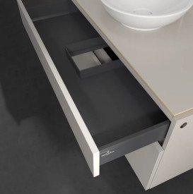 Тумба под раковину Villeroy & Boch Legato 100х55 см ДСП мягкий серый B57200VK