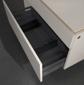 Тумба под раковину Villeroy & Boch Legato 100х55 см ДСП мягкий серый B57200VK