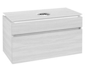 Тумба под раковину Villeroy & Boch Legato 100х55 см ДСП белое дерево B57200E8