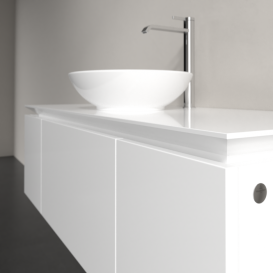 Тумба під раковину Villeroy & Boch Legato 120х38 см МДФ/ДСП білий глянсовий B57700DH