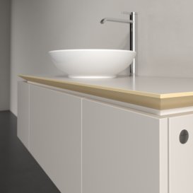 Тумба под раковину Villeroy & Boch Legato 120х38 см ДСП нежно-серый B57700VK