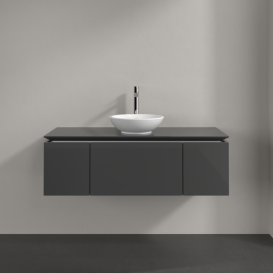Тумба под раковину Villeroy & Boch Legato 120х38 см МДФ/ДСП глянцевый серый B57700FP