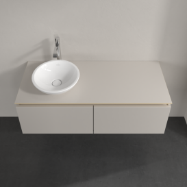 Тумба под раковину Villeroy & Boch Legato 120х38 см ДСП/ДСП нежно-серый B57900VK