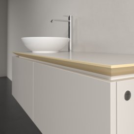 Тумба под раковину Villeroy & Boch Legato 120х38 см ДСП/ДСП нежно-серый B57900VK