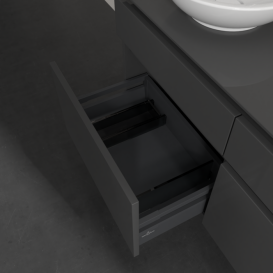 Тумба под раковину Villeroy & Boch Legato 120х55 см МДФ/ДСП глянцевый серый B58000FP