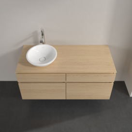 Тумба під раковину Villeroy&Boch Legato 120х55 см ДСП/ДСП північний дуб B58000VJ