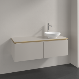 Тумба під раковину Villeroy & Boch Legato 120х38 см ДСП/ДСП ніжно-сірий B58100VK