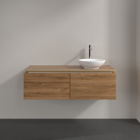 Тумба под раковину Villeroy & Boch Legato 120х38 см ДСП/ДСП дуб канзас B58100RH