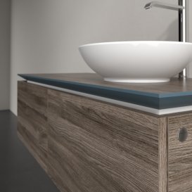 Тумба под раковину Villeroy & Boch Legato 120х38 см ДСП/ДСП каменный дуб B58100RK