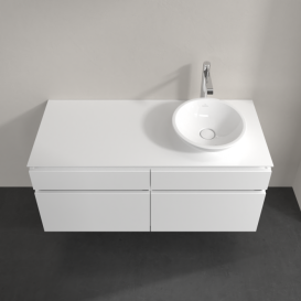 Тумба под раковину Villeroy & Boch Legato 120х55 см МДФ/ДСП белый глянцевый B58200DH