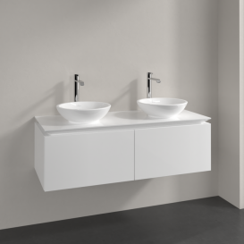Тумба под раковину Villeroy & Boch Legato 120х38 см МДФ/ДСП белый глянцевый B58300DH