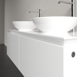 Тумба под раковину Villeroy & Boch Legato 120х38 см МДФ/ДСП белый глянцевый B58300DH