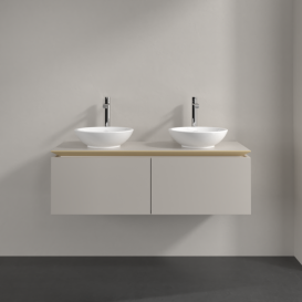 Тумба под раковину Villeroy & Boch Legato 120х38 см ДСП нежно-серый B58300VK