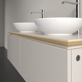 Тумба под раковину Villeroy & Boch Legato 120х38 см ДСП нежно-серый B58300VK