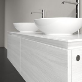 Тумба под раковину Villeroy & Boch Legato 120х38 см ДСП белое дерево B58300E8