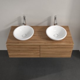 Тумба под раковину Villeroy & Boch Legato 120х38 см ДСП дуб канзас B58300RH