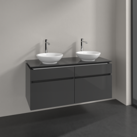 Тумба под раковину Villeroy & Boch Legato 120х55 см МДФ/ДСП глянцевый серый B58400FP