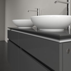 Тумба под раковину Villeroy & Boch Legato 120х55 см МДФ/ДСП глянцевый серый B58400FP