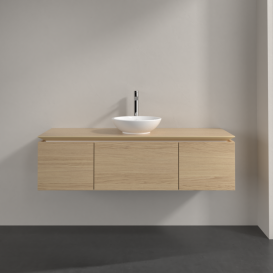 Тумба под раковину Villeroy & Boch Legato 140х38 см ДСП северный дуб B58500VJ