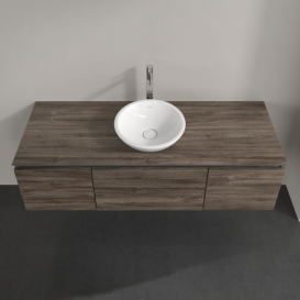 Тумба під раковину Villeroy & Boch Legato 140х38 см ДСП кам'яний дуб B58500RK