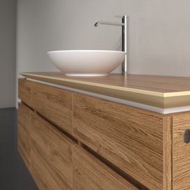 Тумба под раковину Villeroy & Boch Legato 140х55 см ДСП дуб канзас B58600RH