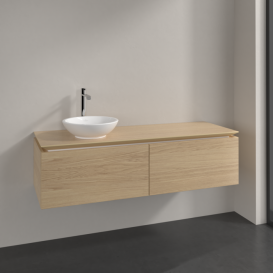 Тумба под раковину Villeroy & Boch Legato 140х38 см ДСП северный дуб B58700VJ