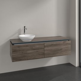 Тумба під раковину Villeroy & Boch Legato 140х38 см ДСП кам'яний дуб B58700RK
