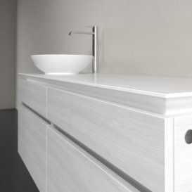 Тумба під раковину Villeroy & Boch Legato 140х55 см ДСП біле дерево B58800E8