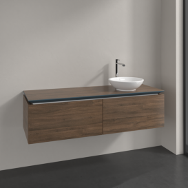 Тумба под раковину Villeroy & Boch Legato 140х38 см ДСП дуб аризона B58900VH