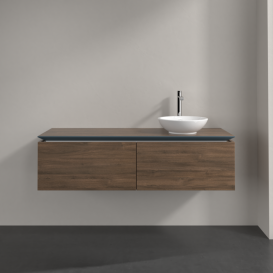 Тумба под раковину Villeroy & Boch Legato 140х38 см ДСП дуб аризона B58900VH