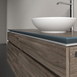 Тумба под раковину Villeroy & Boch Legato 140х55 см ДСП каменный дуб B59000RK