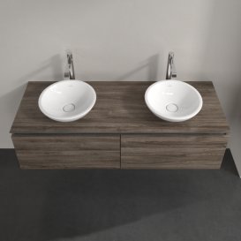 Тумба под раковину Villeroy & Boch Legato 140х38 см ДСП каменный дуб B59100RK