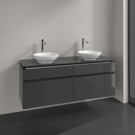 Тумба под раковину Villeroy & Boch Legato 140х55 см МДФ/ДСП глянцевый серый B59200FP