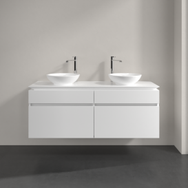 Тумба под раковину Villeroy & Boch Legato 140х55 см ДСП белый матовый B59200MS