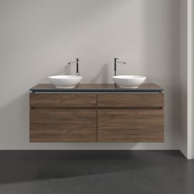 Тумба под раковину Villeroy & Boch Legato 140х55 см ДСП дуб аризона B59200VH