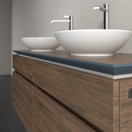 Тумба под раковину Villeroy & Boch Legato 140х55 см ДСП дуб аризона B59200VH