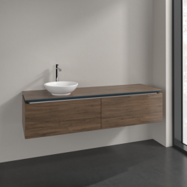 Тумба під раковину Villeroy & Boch Legato 160х38 см ДСП дуб аризона B59500VH