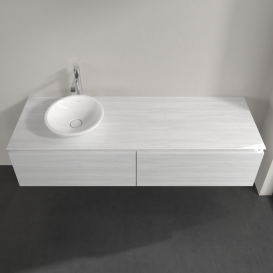 Тумба под раковину Villeroy & Boch Legato 160х38 см ДСП белое дерево B59500E8