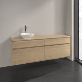 Тумба під раковину Villeroy&Boch Legato 160х55 см ДСП північний дуб B59600VJ