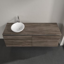 Тумба під раковину Villeroy & Boch Legato 160х55 см ДСП кам'яний дуб B59600RK